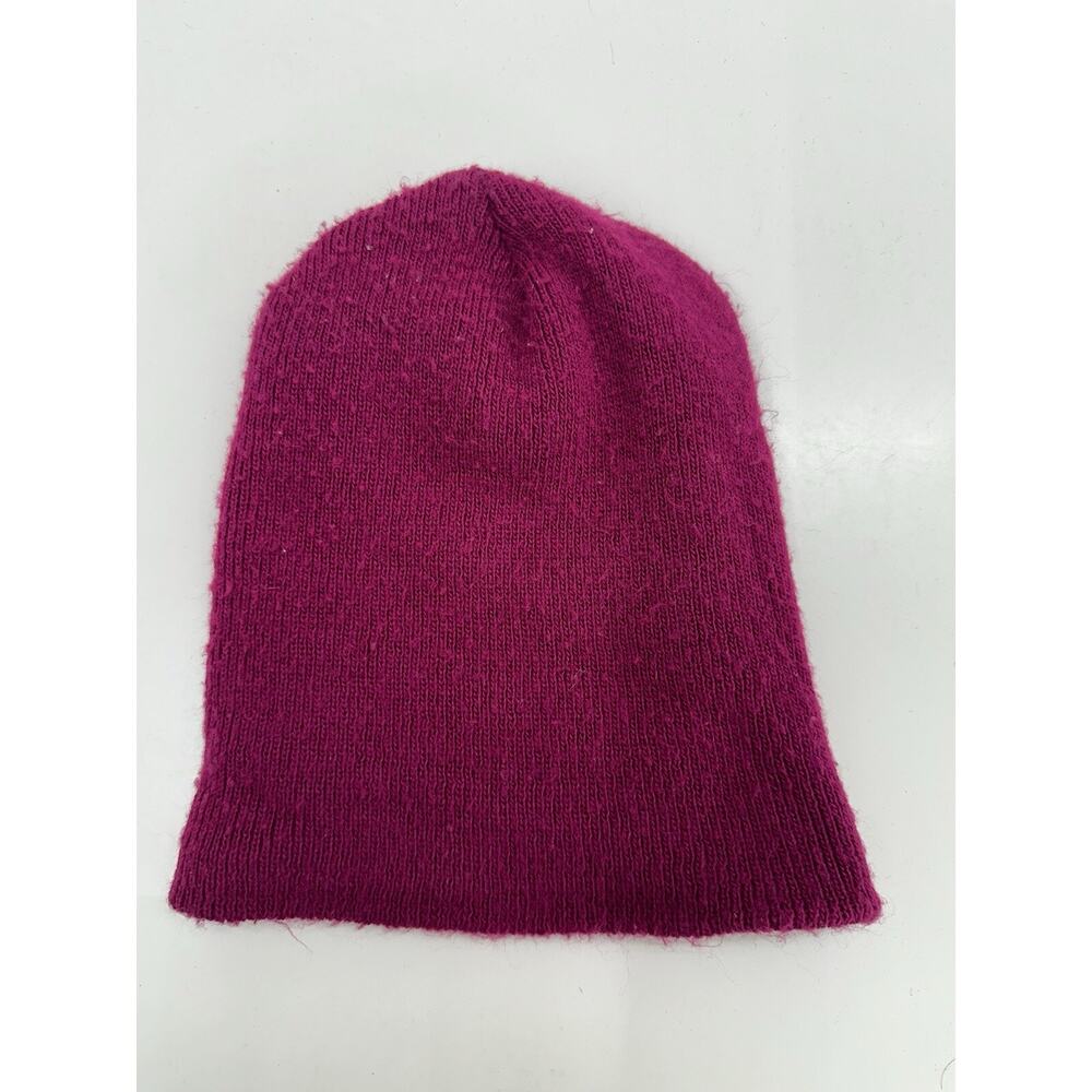 Unbranded Womens Hat Pink Beanie Pull On Knit